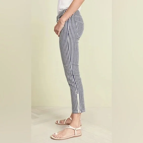CURRENT/ELLIOTT NWT The Cropped Lexton in Modern Stripe - Picture 7 of 10